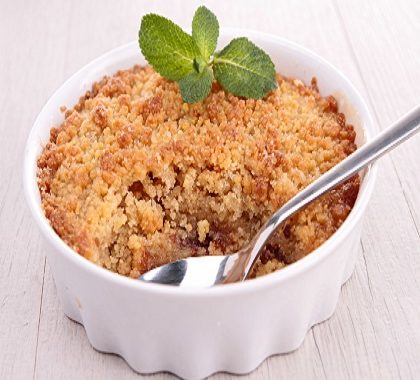 Crumble aux prunes