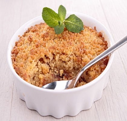 Crumble aux prunes