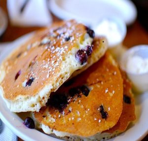 Pancake aux myrtilles