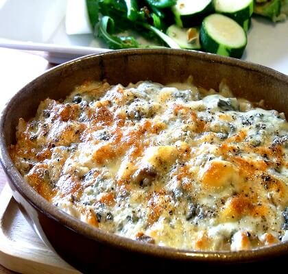 Courgettes gratinées