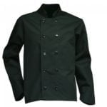 Veste de cuisine noire