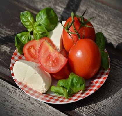 Assiette tomates