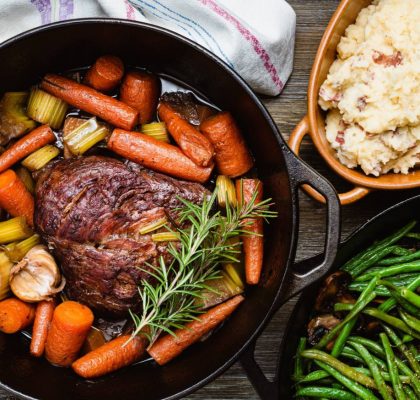 Rôti de porc du dimanche en famille