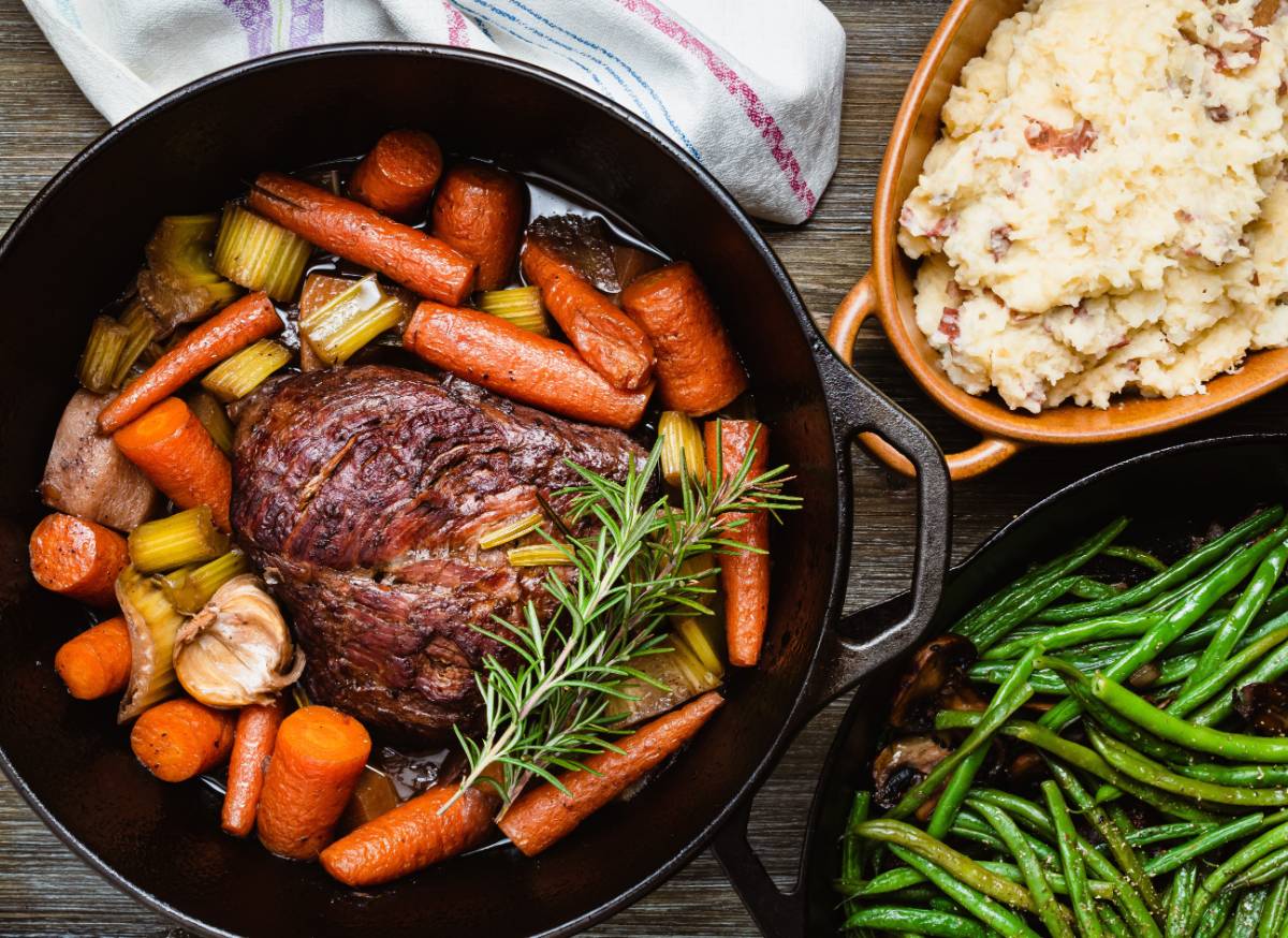 Rôti de porc du dimanche en famille