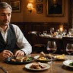 homme qui déguste du foie gras