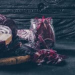 bocal de pickles de chou rouge