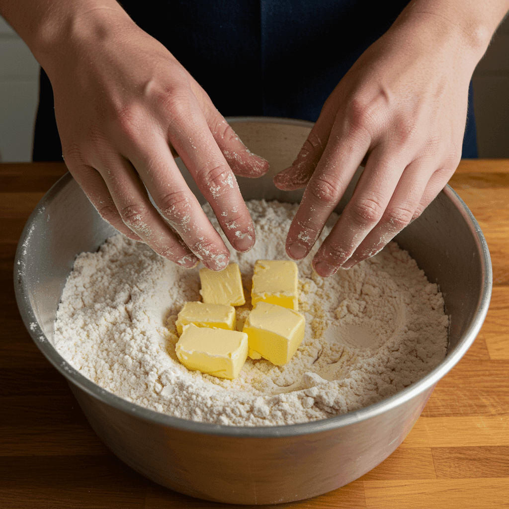 Recette pâte sablée maison facile : texture friable garantie ! Sablage du beurre de la pâte sablée
