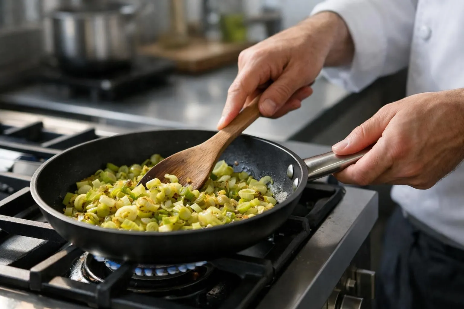 Cuisson Poireaux, 5 Méthodes Infaillibles en 2026 Gros plan d