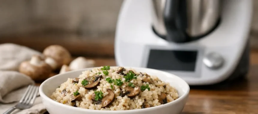 Recette risotto champignons thermomix réussie en 5 étapes simples