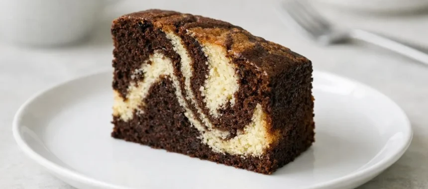 Recette gâteau marbré chocolat vanille ultra moelleux en 5 étapes simples