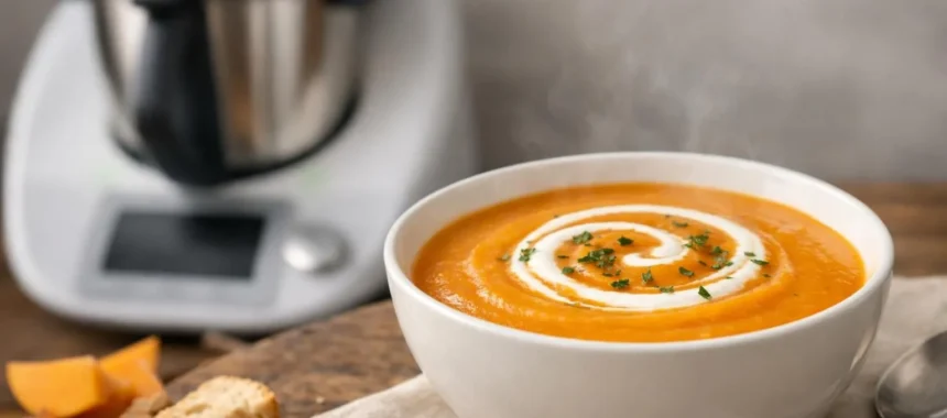 Recette velouté de potimarron Thermomix en 5 étapes simples et rapides
