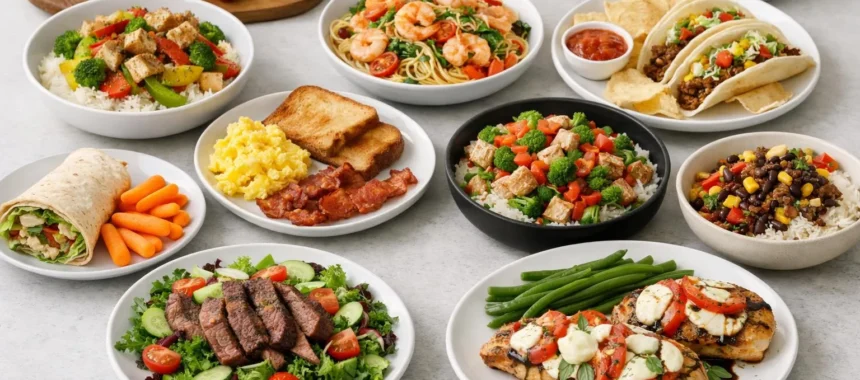 Découvrez 8 idées de repas semaine rapide pour vos soirées