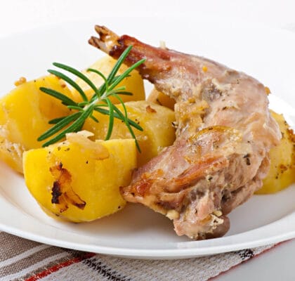 Pommes boulangères longuement confites au four